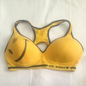 Joe Boxer Yellow Smiley Women's Bra